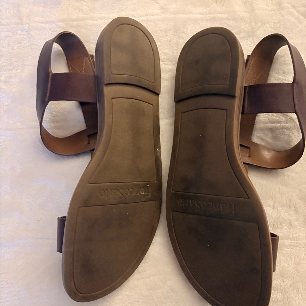 Brown Franco Sarto Leather Sandals🌻 - Picture 6 of 8